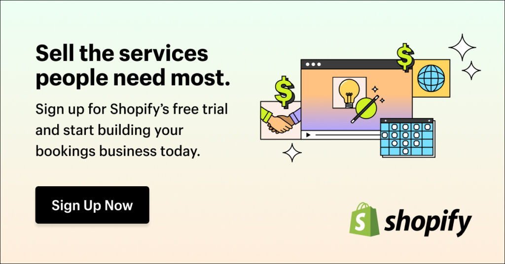 Shopify: Start Building your bookings business today