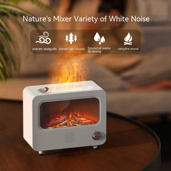 Simulation Flame Humidifier Fireplace Aroma Diffuser Household - Image 4