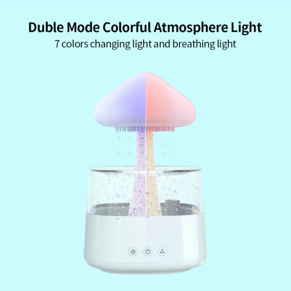 Rain Humidifier Mushroom Humidifier Rain Cloud Humidifier Water Drop Humidifier - Image 8